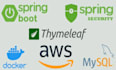 create a java app with spring boot and thymeleaf