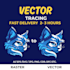 vector tracing and rapid conversion to vector