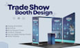 create print ready, trade show booth, backdrop, pop up banner, exhibition stand