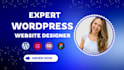 design and develop a wordpress website using elementor