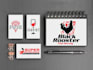 design red black logo with unlimited concepts and revisions