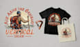 create retro vintage t shirt design for your brand
