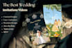 create animated wedding invitation video with caricature