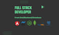 be your full stack developer in angular node dotnet