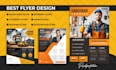 do roofing, construction, handyman, electrician, garden, cleaning flyer design