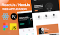 create web app with react js and next js