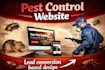 develop pest control website with automated lead form