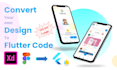 convert your mobile app UI design to flutter code