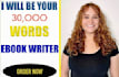 ghostwrite your nonfiction book, kindle ebook, paperback