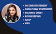 prepare balance sheet, cashflow statement and income statement as per gaap, ifrs
