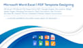 create or repair an editable and fillable word, excel, pdf template