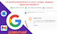 fix google workspace, g suite, cpanel, webmail email deliverability issues