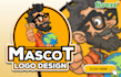 draw unique cartoon logo designs for your business