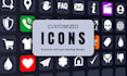 design custom icons for your application or web site