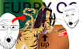 draw cute anime comic furry character, furry art or fursona