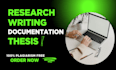 write technical IT project documentation and research writing on any topic