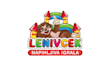 design cute sloth kids inflatable playgrounds logo