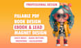 design PDF make editable and fillable form or format ms word document