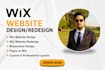 do wix website design, wix online store, redesign wix website