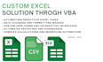 create custom excel vba solutions to save your time