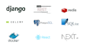 do python, django, drf, celery full stack web app with react js, next js