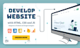 build your dream website with HTML, CSS, and javascript