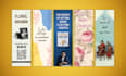 design creative print ready custom bookmark