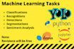 do deep learning machine learning python projects