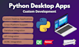 develop python desktop application