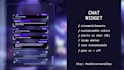 create and code custom stream chat, event widget, alerts, goal widget