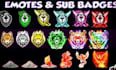 create,sub badges,subscriber badges,twitch,emotes badges,