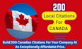 do 200 canadian business citations to boost your local SEO ranking