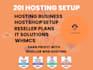 setup 20i reseller hosting business by using whmcs and hostshop