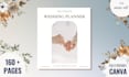 wedding planner canva template with 160 pages