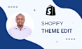 edit your shopify theme