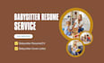 write babysitter resume and babysitter cover letter