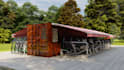 transform design and 3d rendering shipping containers