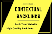 high quality 500 dofollow SEO backlinks manual