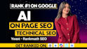 do complete website onpage SEO and technical optimization with rankmath, yoast