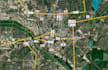 create real estate aerial maps custom retail location map