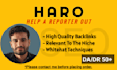 boost your website SEO with high quality haro backlinks