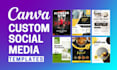 design anything in canva, canva flyer, canva logo, instagram post