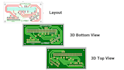 design pcb in diptrace, easyeda, kicad, and fritzing