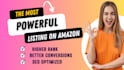 do amazon listing optimization product description writing, amazon listing SEO