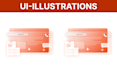 design website illustrations, icons, and hero section graphics for your brand
