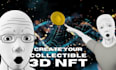 make 3d nft art modelling character for 3d nft collection