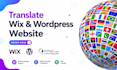 wix or wordpress website translation into multilingual using polylang wpml