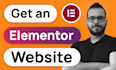 build elementor wordpress website, create small business site by elementor pro