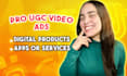 create female ugc video ads for tiktok or facebook
