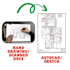 create professional 2d cad drawing from a basic hand sketch